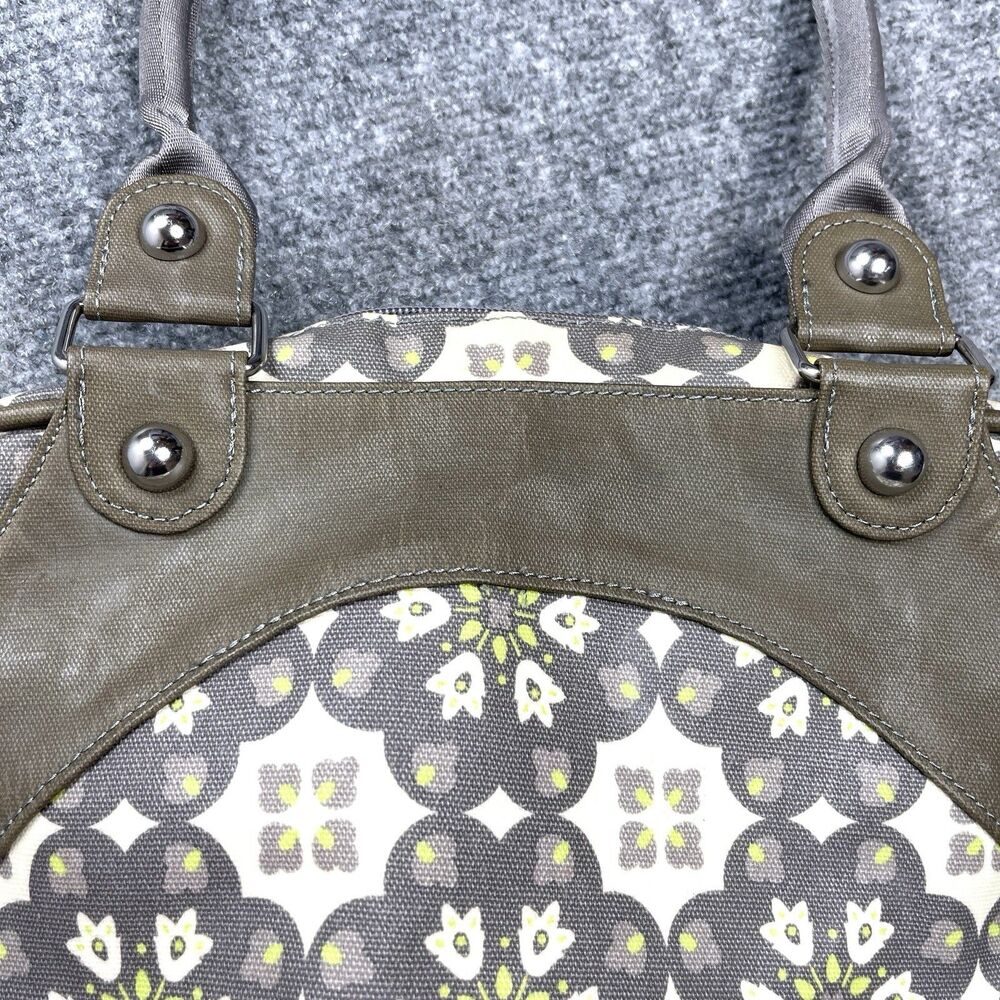 Petunia Pickle Bottom Sashay Satchel Backpack Coated Canvas Misted Marseille - Picture 5 of 16